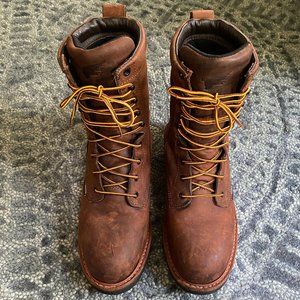 Red Wing LoggerMax boots, size 10.5